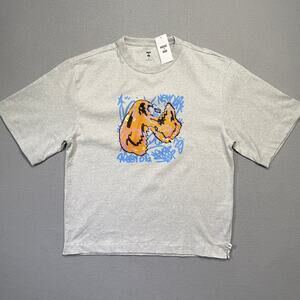 Mode of One Men's Short-Sleeve Smile T-Shirt Heather Grey Medium $40